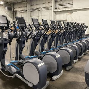Precor Cardio Package- EFX 885 (8) and AMT 885 (2) For Sale